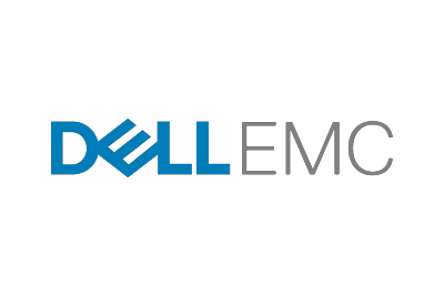 A black background with the dell emc logo.