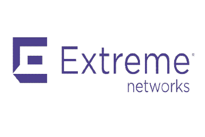 A black background with the word extreme network written in purple.