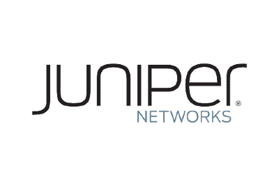 A black and white logo for juniper networks.