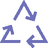 A triangle with arrows in it is shown.